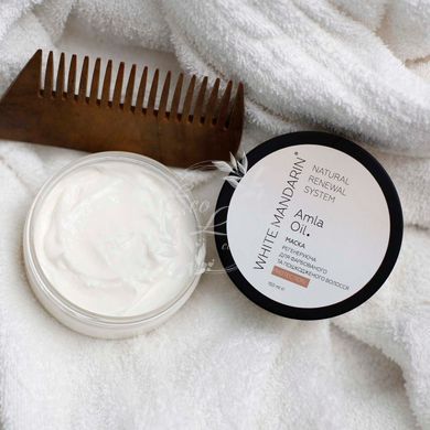 Регенеруюча маска White Mandarin для фарбованого та пошкодженого волосся — EcoLover